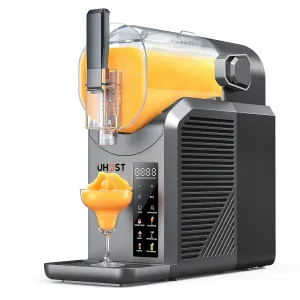 Fast Freezing Slushy Machine for Home & Pool Parties. Self-Cleaning. 40dB Quiet Operation